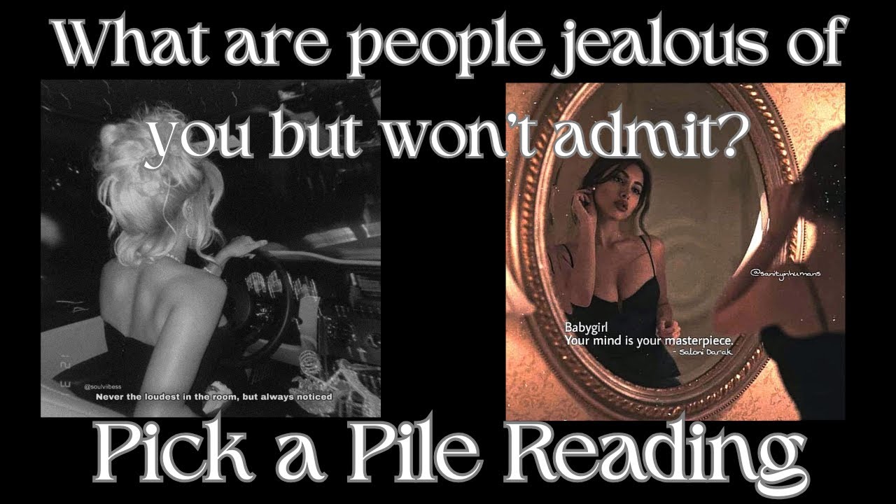 What are people JEALOUS of you BUT won't ADMIT!? 😡🤬🔥Pick a Pile Tarot card Reading🔮✨