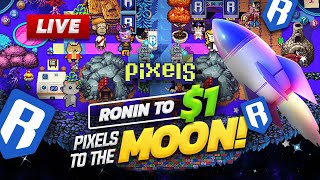 $RON $1! $PIXEL TO THE MOON! PIXEL GAMEPLAY TUTORIAL