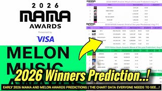 Early 2026 MAMA and Melon Awards Predictions | The Chart Data Every K-Pop Fan Needs to See Right Now