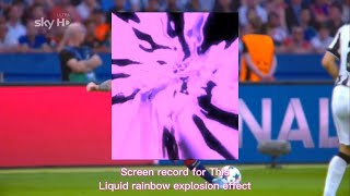 Liquid explosion Rainbow Effect🔥Tutorial in Description
