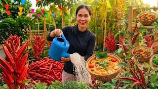 Calm Village Living 🌾 Gardening, Okra & Simple Cooking