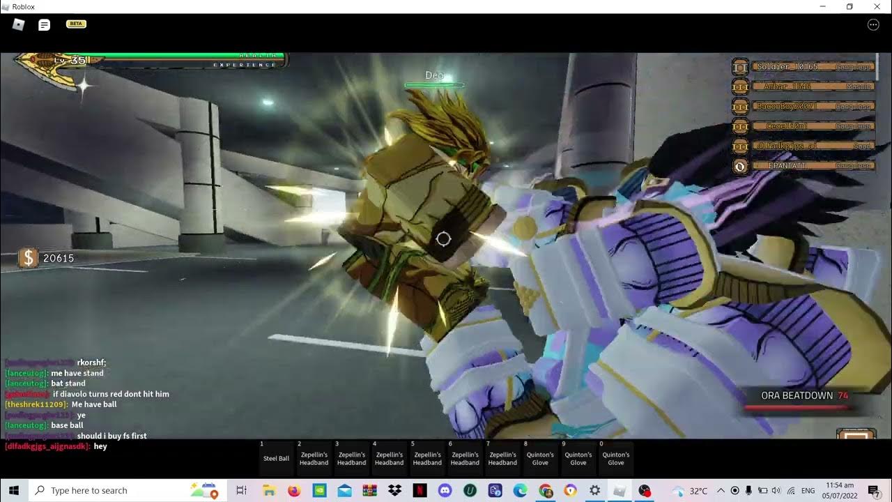 how to cheese dio easily in the new map update in yba YouTube