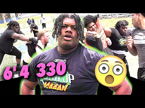 🔥🔥 NFL Potential !! 6'4 330 Kid is BEAST !! Mason Merriwether (Culver City, CA) Class of 2023