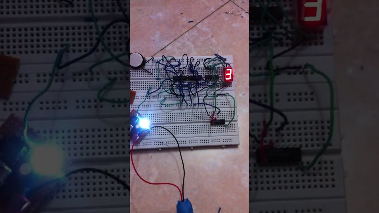 Counter Up Mod 7 Seven Segment
