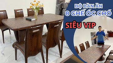 Giới Thiệu Bộ Bàn Ghế Ăn Gỗ Óc Chó Nhập Khẩu Bắc Mỹ Cao Cấp | Sofa Gỗ Việt Mộc