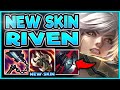 NEW SENTINEL RIVEN MAKES COMBO'S EASIER? Let's test! (Challenger Riven Guide) - League of Legends