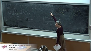 Viviane Baladi: Transfer operators for Sinai billiards - lecture 2