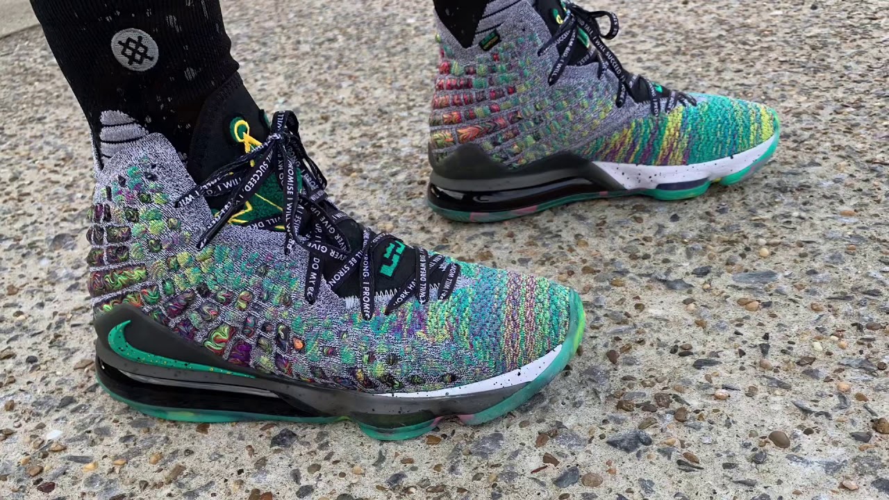 lebron monstars on feet