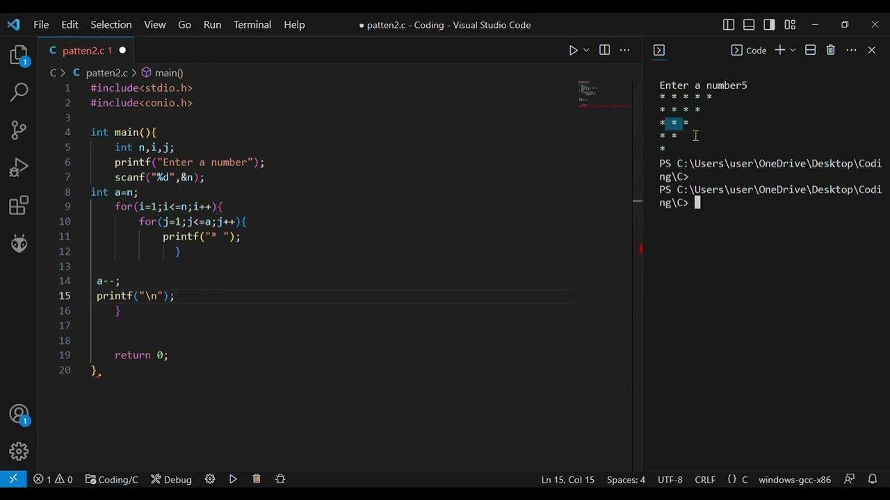 patten2 c Coding Visual Studio Code 2023 08 01 23 57 43 - YouTube