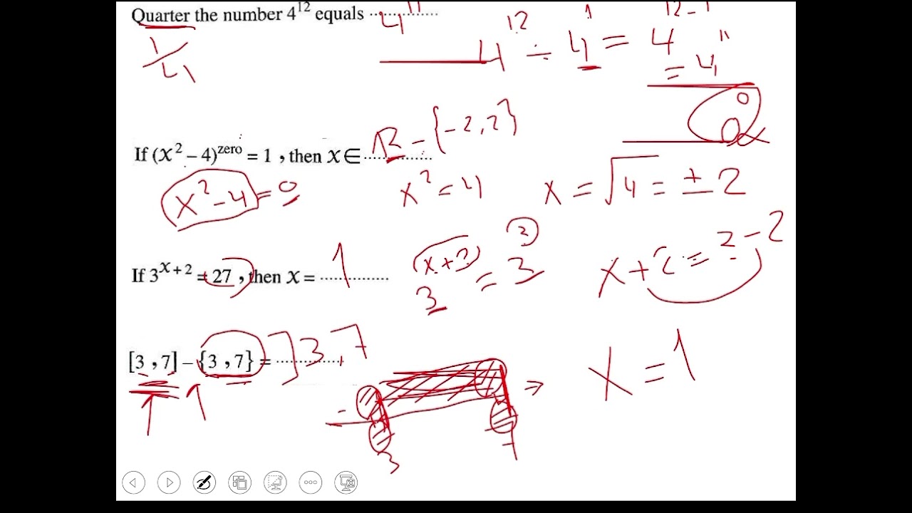 prep 3 , ALgebra part 1 تراكمي