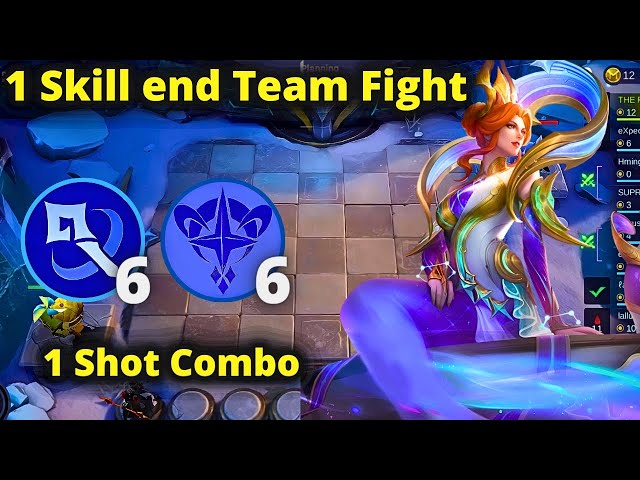 1 ULTIMATE DESTROY FULL TEAM FIGHT SCARIEST DAMAGE | MLBB MAGIC CHESS BEST SYNERGY COMBO TERKUAT class=