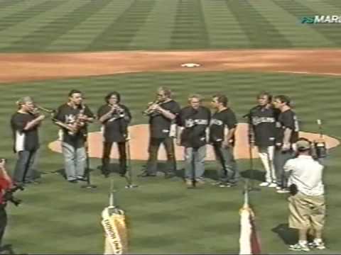 Chicago the Band Singing the National Anthem With ...