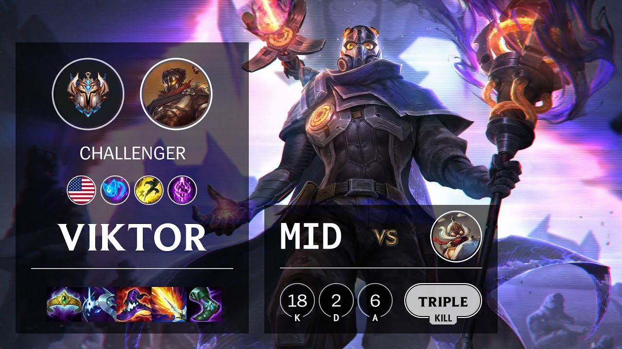 Viktor Mid vs Corki - NA Challenger Patch 11.24b
