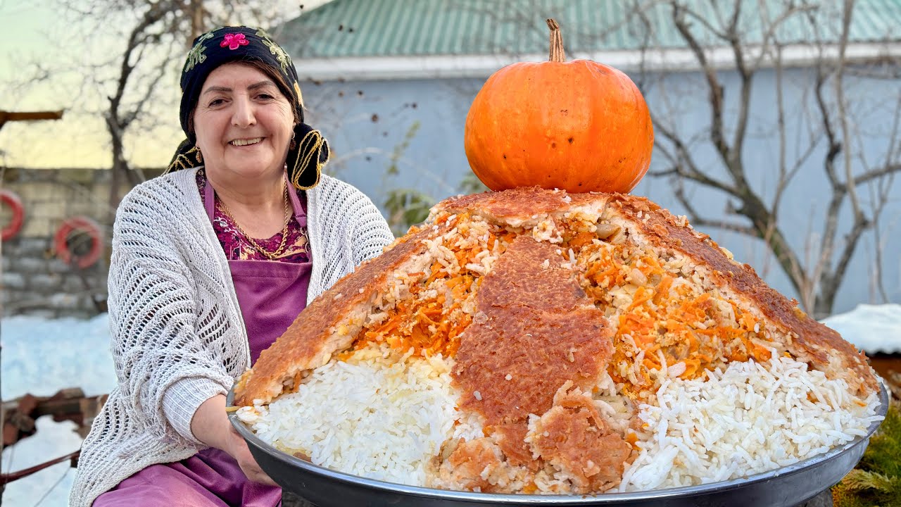 Рецепт Сладкого Тыквенного Плова от Бабушки! Традиционное Азербайджанское Лакомство