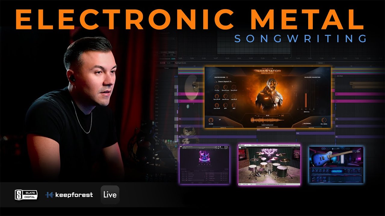 Electronic Metal Songwriting with Synth layers!!  