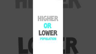 Higher or lower 1 #shorts