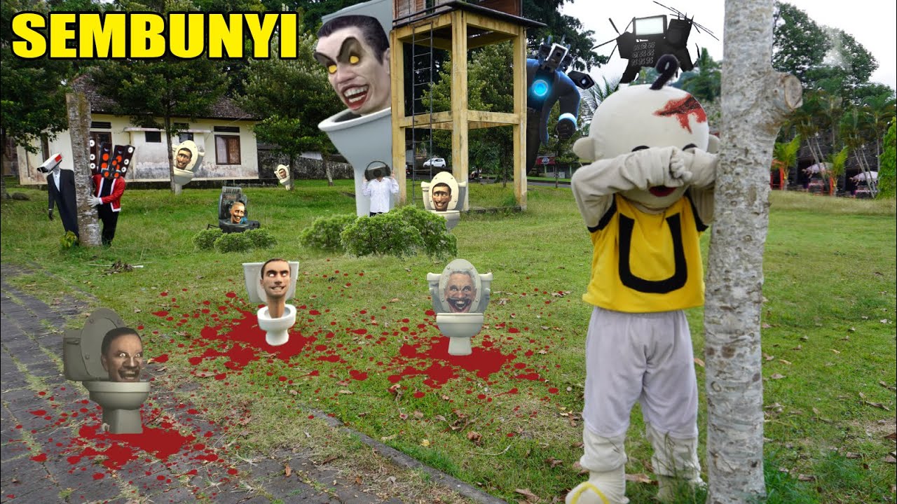 UPlIN MAIN SEMBUNYI SEMBUNYIAN SAMA KELUARGA SKIBIDI TOILET?!