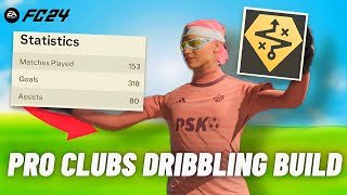 EA FC 24 Pro Clubs Overpowered Broken Dribbling Striker Build