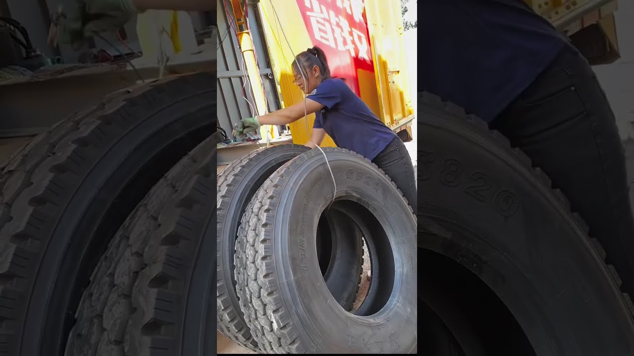 Truck Puncture Tire Replacement Outdoor Rescue!