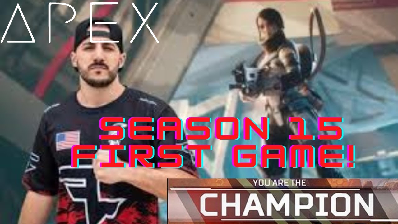 NICKMERCS FIRST TIME PLAYING SEASON 15 ECLIPSE! FIRST WIN TOO WITH ...