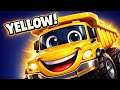 WHAT COLOR IS THIS GIANT TRUCK? 💛 Yellow Dump Truck Song for Kids 🚛 #nurseryrhymes
