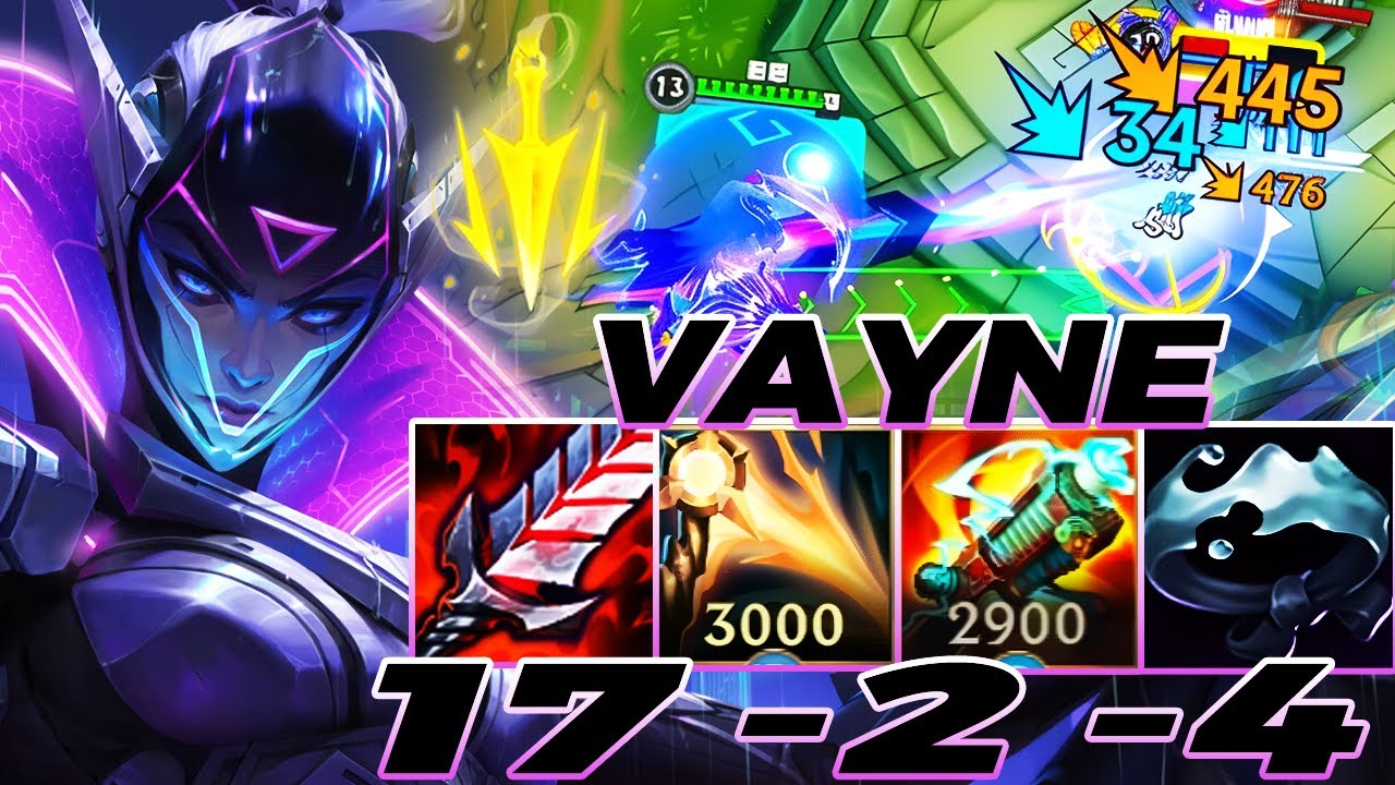 Reaver Build Rift WILD RIFT VAYNE ADC GAMEPLAY | 17 -2 -4 MVP | RUNES : Lethal Tempo ...