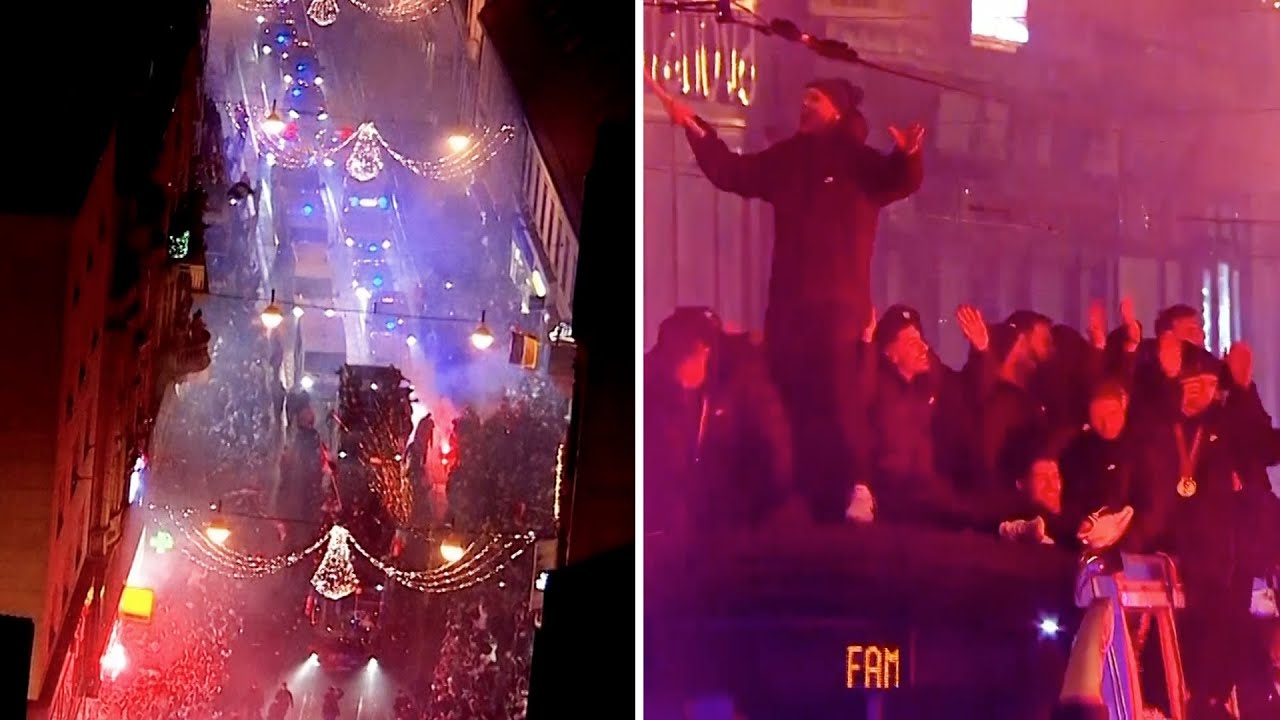 Croatia return home to HUGE celebrations after third-place finish in World Cup