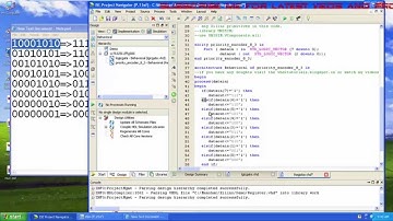 VHDL Basic Tutorial On 8:3  Priority Encoder Using IF And Elsif Condition Statement