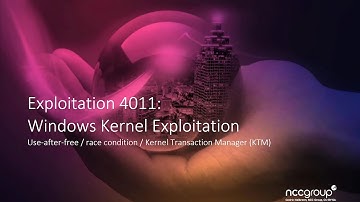 Exploitation 4011, Windows Kernel Exploitation: Race Condition + UAF in KTM 01 Introduction