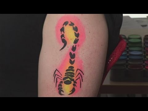 How To Apply UV Body Paint
