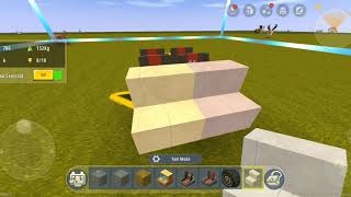 How to make a car with booster in mini world block art screenshot 2