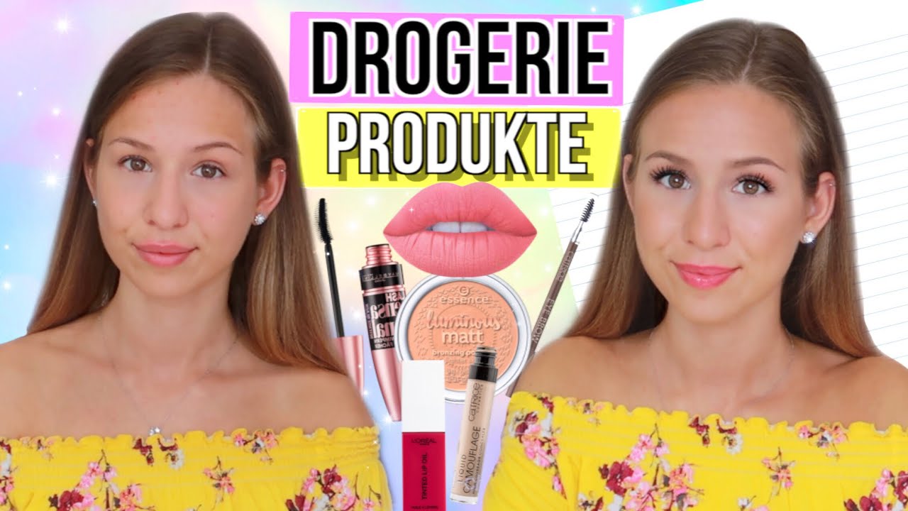 BACK TO SCHOOL MAKE UP TUTORIAL ✏️📚Nur Drogerie Produkte - back to school 2018