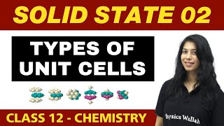 Solid State 02 | Types of Unit Cells | Class 12 NCERT