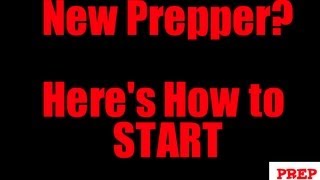 How to START PREPPING - Top Tips for NEW Preppers