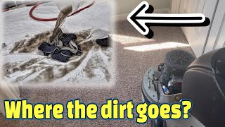 How to Low Moisture Carpet Clean With The Orbit Vibe! Encap cleaning dirty carpet! by Steam Boss inc 1,028 views 6 months ago 8 minutes, 49 seconds