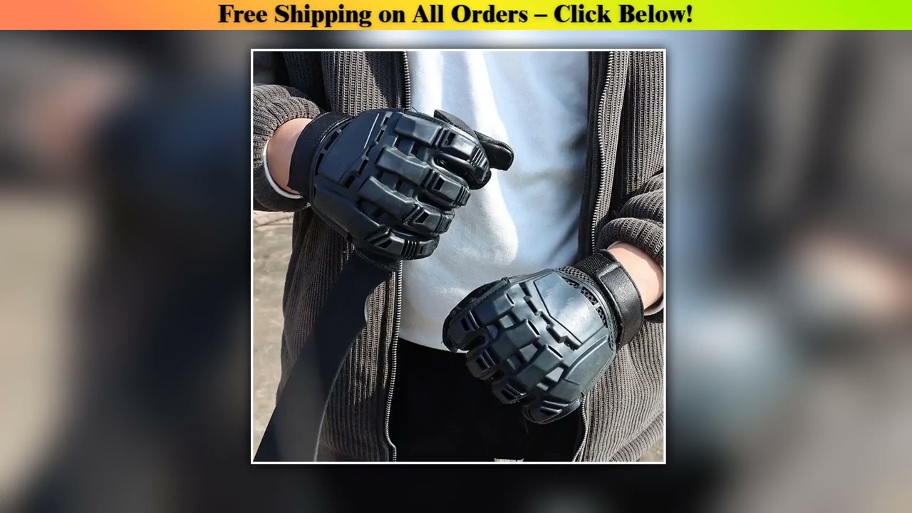 Outdoor Tactical Hard-Shell Breathable Gloves Full/Half Finger Motorcycling Cycling Gloves