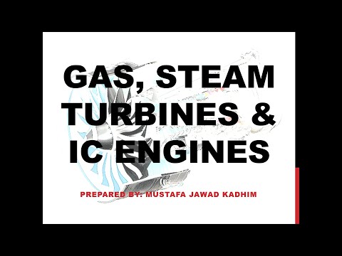 STEAM, GAS TURBINES and ICEs 4. مقارنة التوربين الغازي بالمحرك الترددي