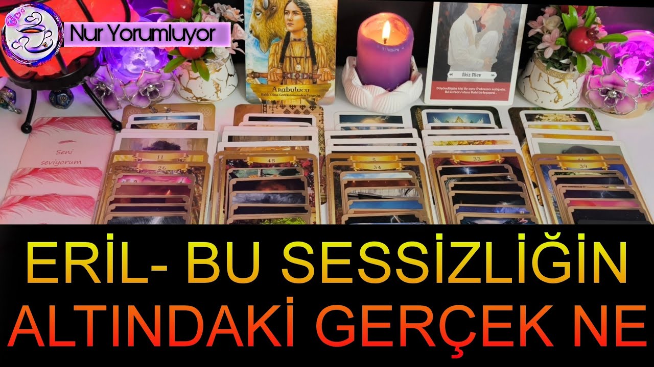 ERİL ‼️BU SESSİZLİĞİN ALTINDAKİ GERÇEK NE ❓SENSİZ NE YAŞIYOR⁉️🔮#tarot #keşfet 
