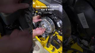 Skidoo Gen 5 Belt Removal Tips And Tricks  skidoo snowmobile snowmobiler