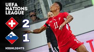 Switzerland - Slovenia | 2-1 | Highlights | UEFA Nations League 2026-27 | switzerland slovenia