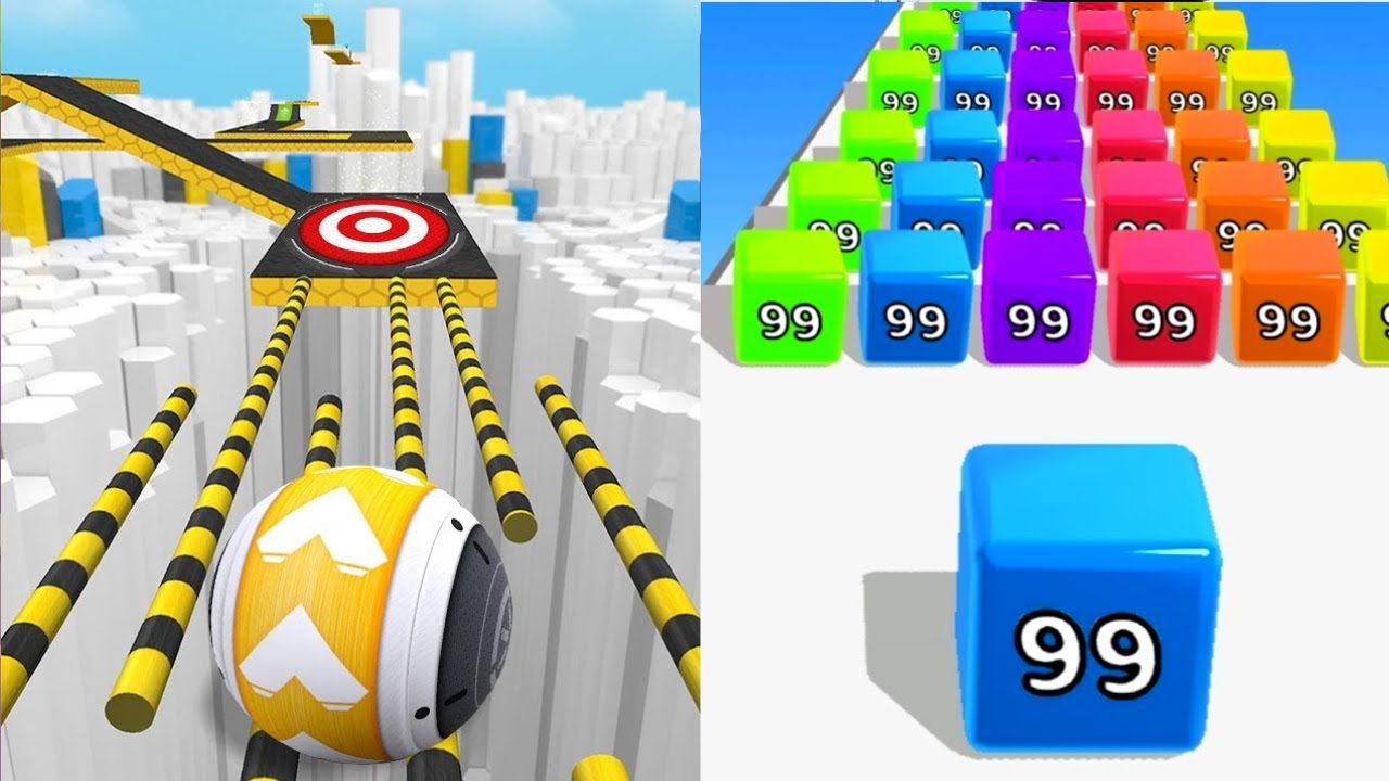 Marble Run 3D vs Gyrosphere Ball  - MAX LEVEL Gameplay Walkthrough Android, iOS  NEW UPDATE