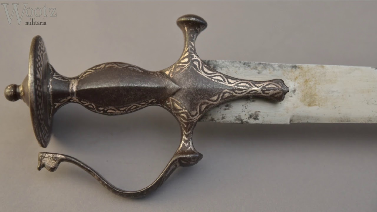 Moderate restoration of a fine wootz tulwar sword