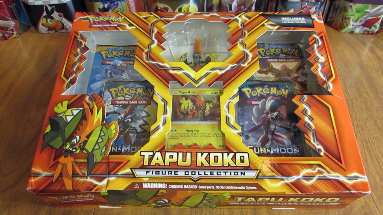 pokemon Tapu Koko figure collection box 