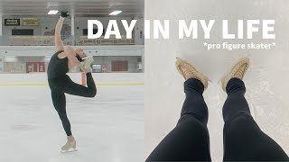 DAY IN MY LIFE AS A PRO FIGURE SKATER: practice, workout, q+a, what I eat, and more