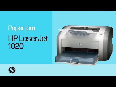Fixing A Paper Jam - HP LaserJet 1020 Printer