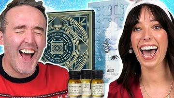 Irish People Try Alcohol Advent Calendars 2021 (All 24 Days in One Sitting!)