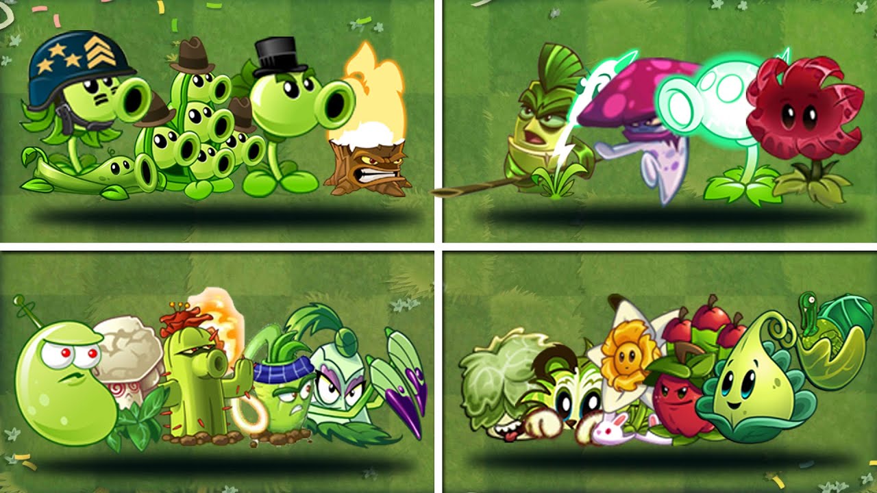 Team Mega Gatling Pea Vs 03 Super Team 05 Plant - Which Team Plant ...
