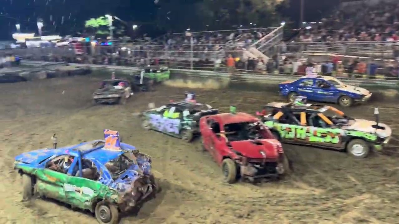 American Legion County Fair Mild Weld Compact Demolition Derby Feature 2024