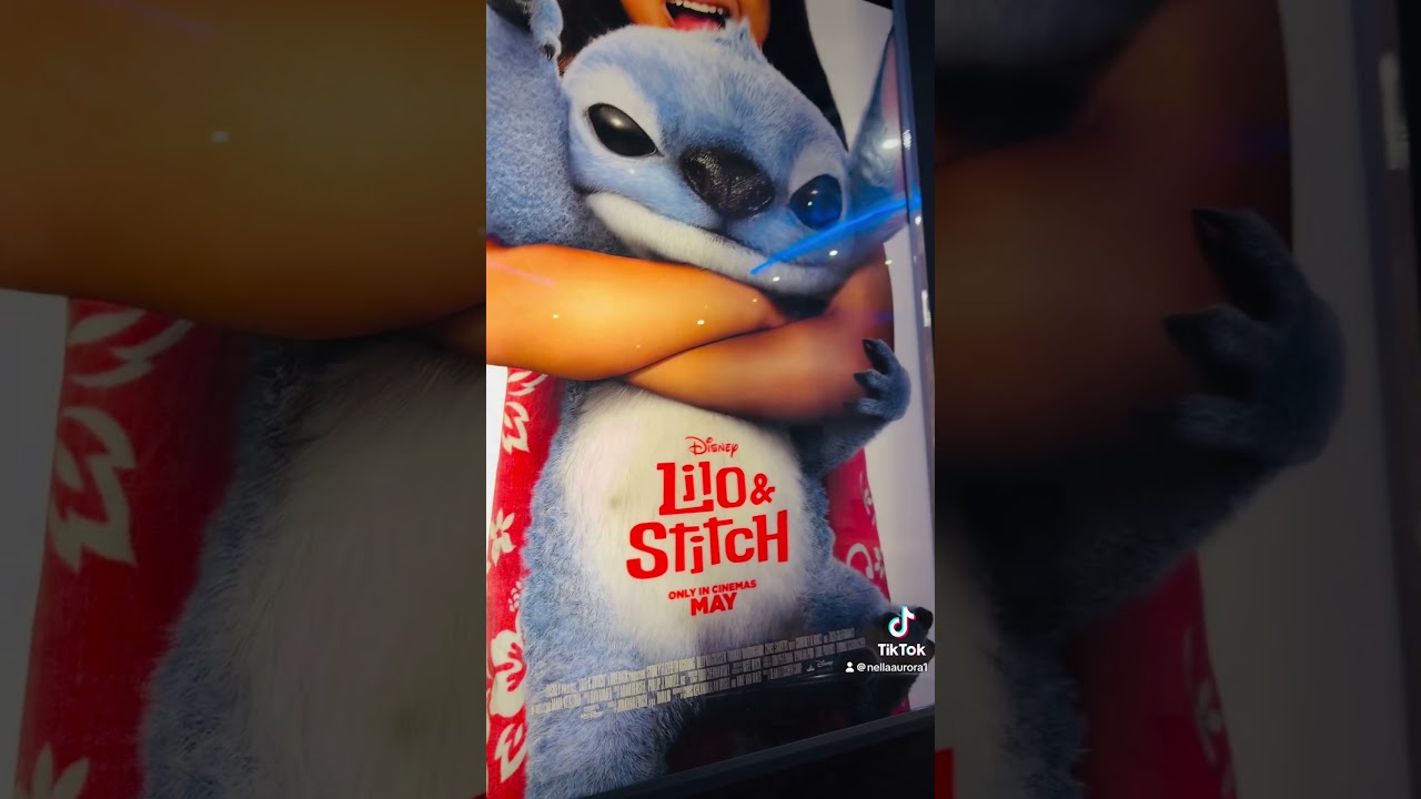 Watched Stitch last night — cutest chaos ever🛸 