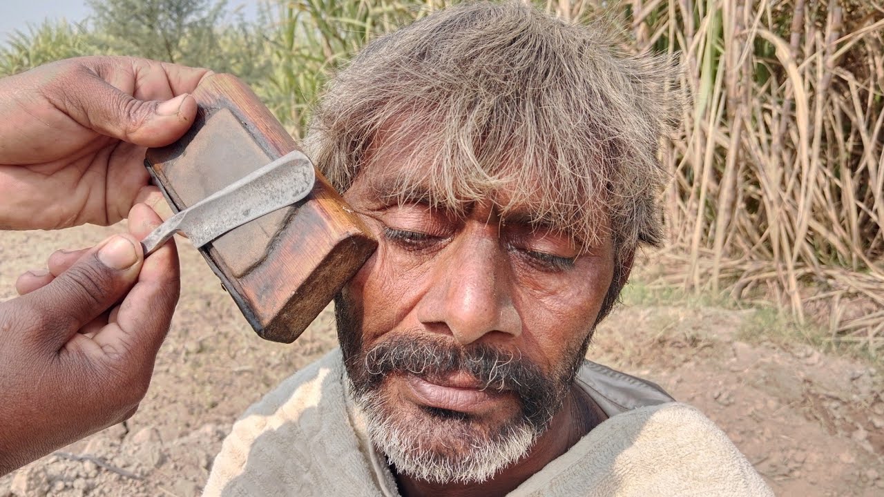 Old-School Barber Tools Transform a Poor Worker Into a New Man | Heart-Touching Makeover